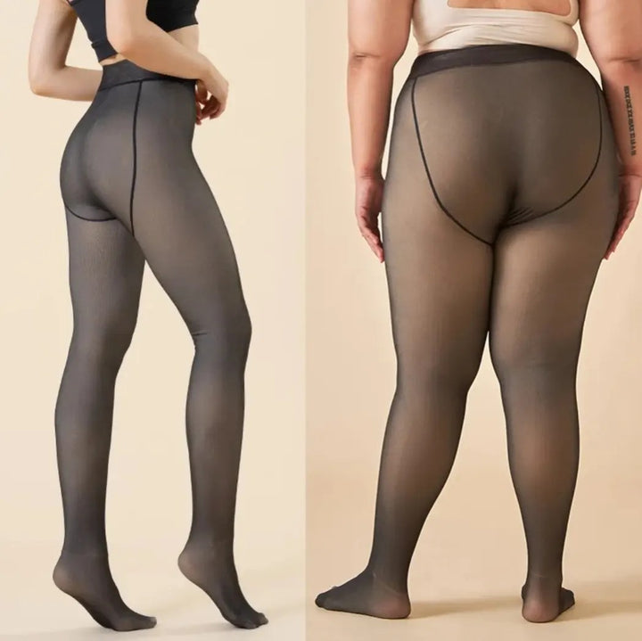 Leggings afelpados - medias termicas gruesas