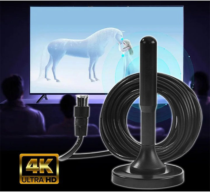 Antena de Televisión Digital Interna 4K HD