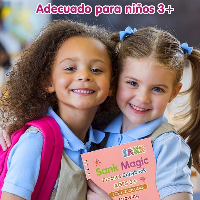 Kit Libro 4 EN 1 con Tinta Mágica 📚