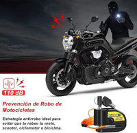 Candado con Alarma para Moto, Puerta, Bicicleta y más