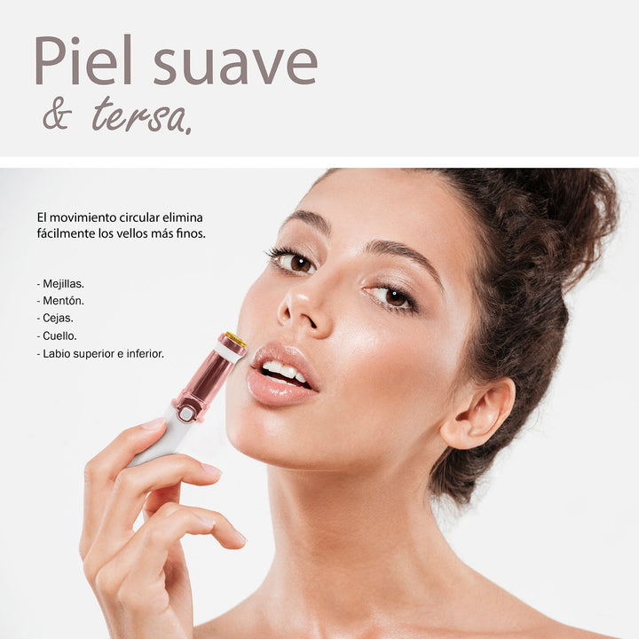 FacialGlow™ - Depiladora de Vello Facial 2 en 1