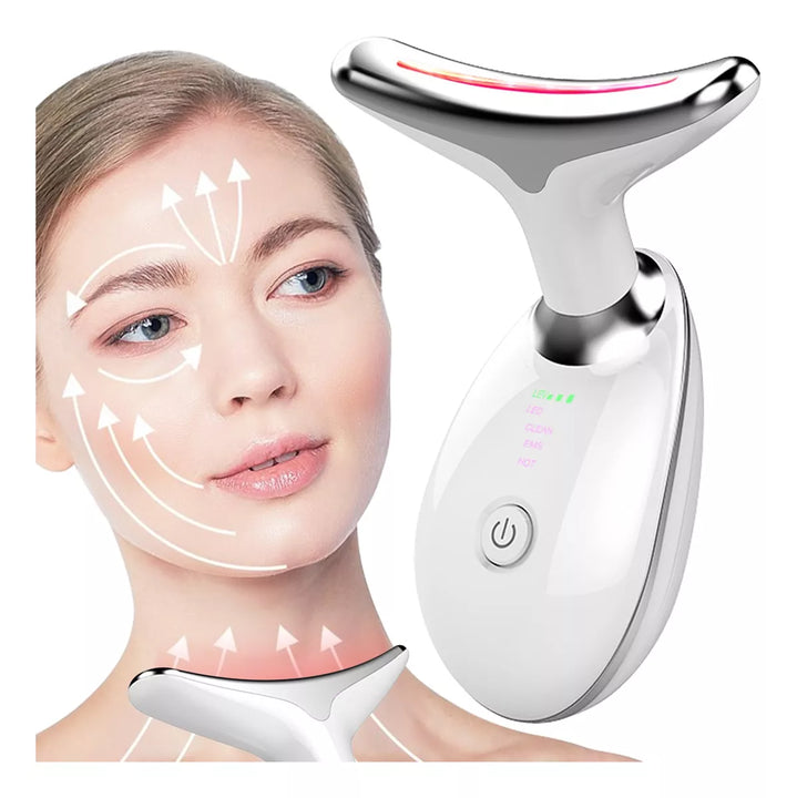 Masajeador facial y reductor papada - Luz led