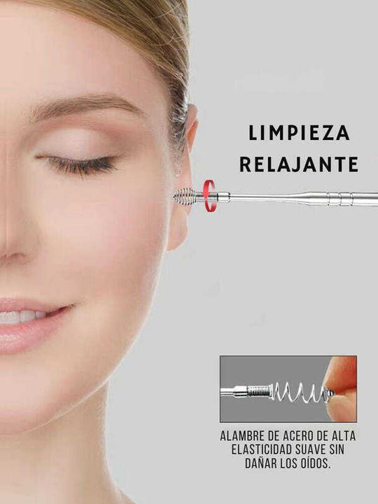 Kit de Limpieza de Oídos Acero Inoxidable