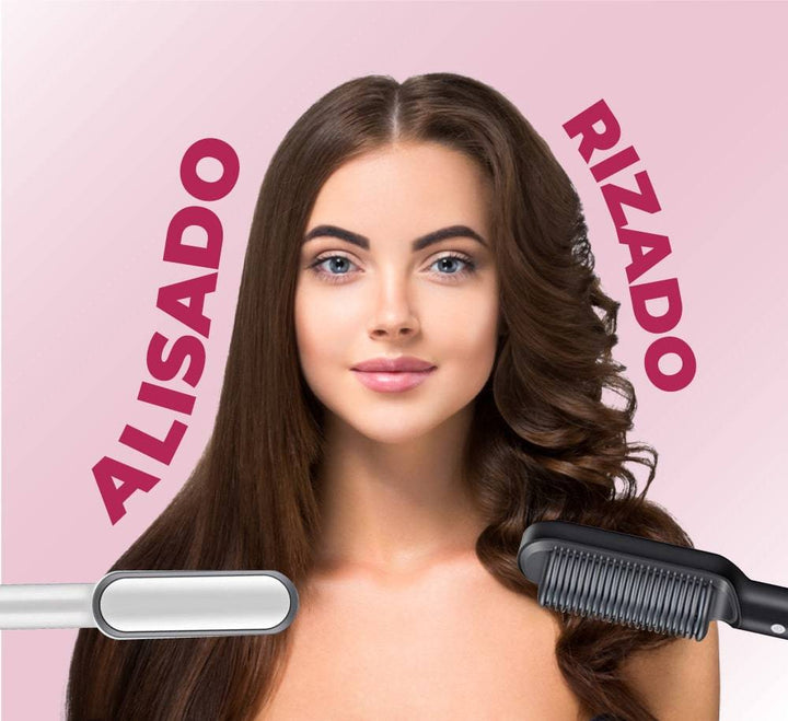 Cepillo Alisador y Rizador 2 en 1