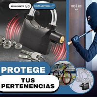 Candado con Alarma para Moto, Puerta, Bicicleta y más