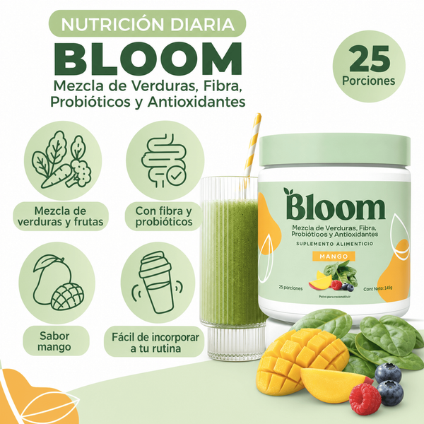 Suplemento Bloom - Sabor Mango