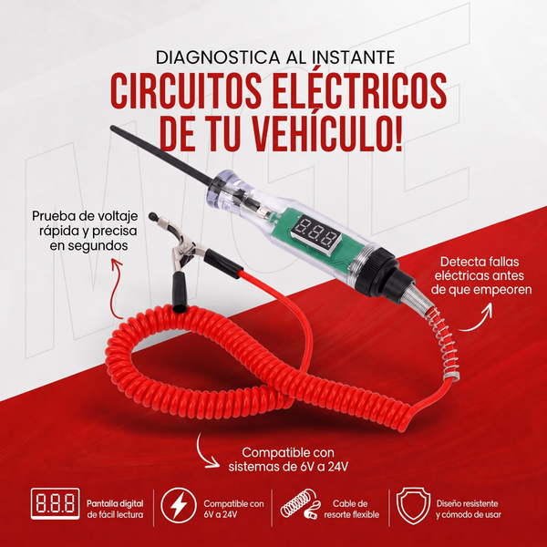 Probador De Circuitos Automotriz Tester