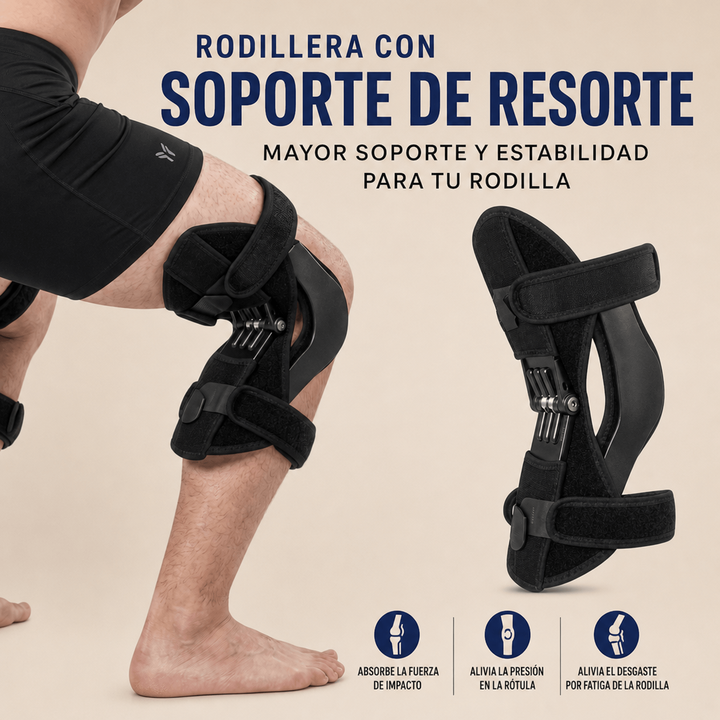 Rodillera con Soporte de Resorte – Estabilidad