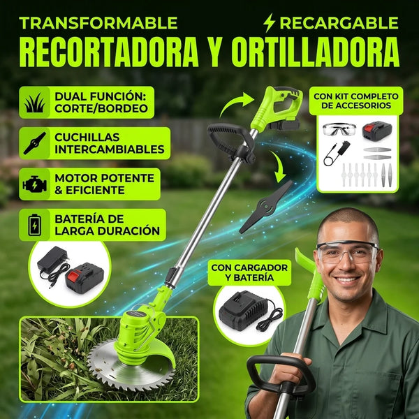 Podadora VoltX - recargable + KIT 12 Accesorios