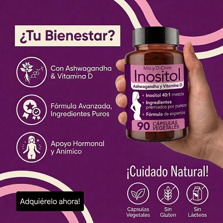 Suplemento Inositol - Para el bienestar femenino