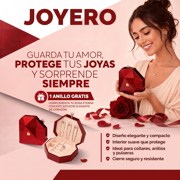Joyero + anillo gratis