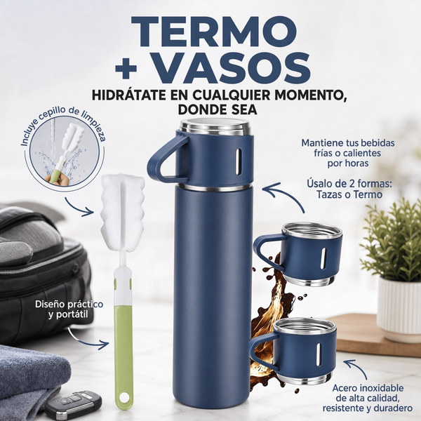 Combo Termo + Vasos