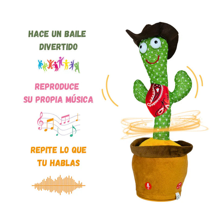Cactus Bailarín Parlante🌵 – Repite y Anima 🎶