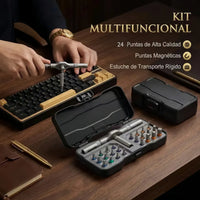 Kit Destornillador Magnetico 24 Pz