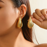Aretes de Gota Grande 14K