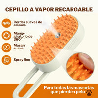 Cepillo Relajante de Vapor - Mascotas 3 en 1