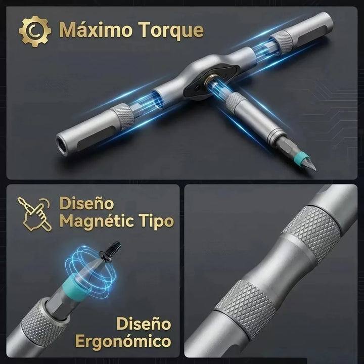 Kit Destornillador Magnetico 24 Pz