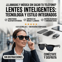 Lentes con Cámara HD y Bluetooth integrado